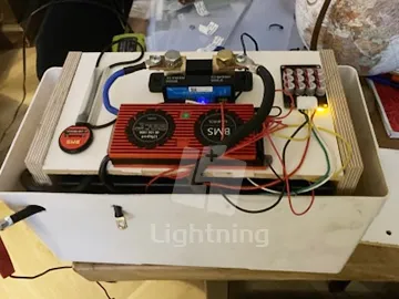 DIY Lifepo4 Prismatic Battery Cells with DALY BMS Project_Dongguan Lightning New Energy Customer Cases