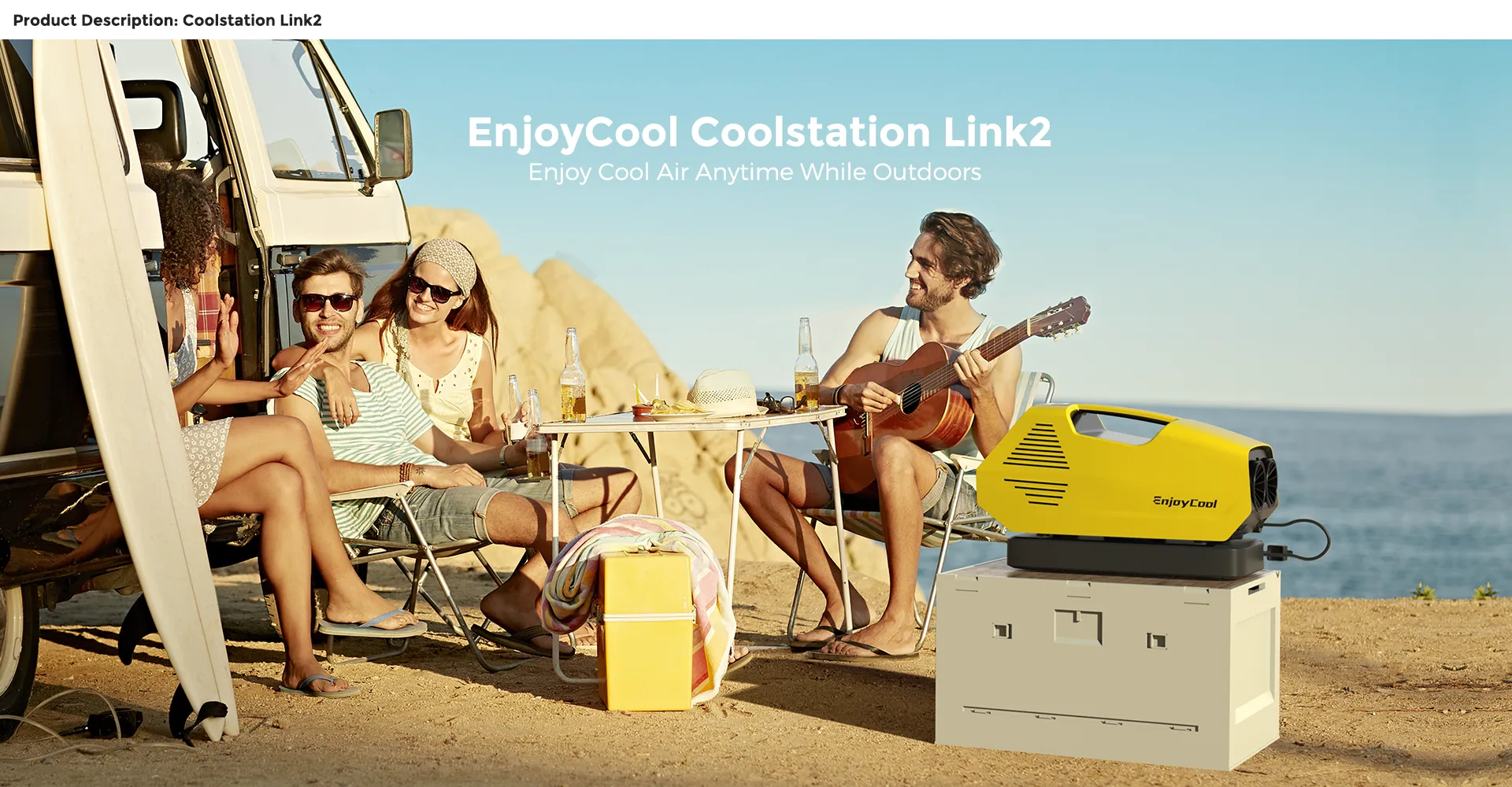 EnjoyCool Link2 Portable Outdoor Air Conditioner Banner