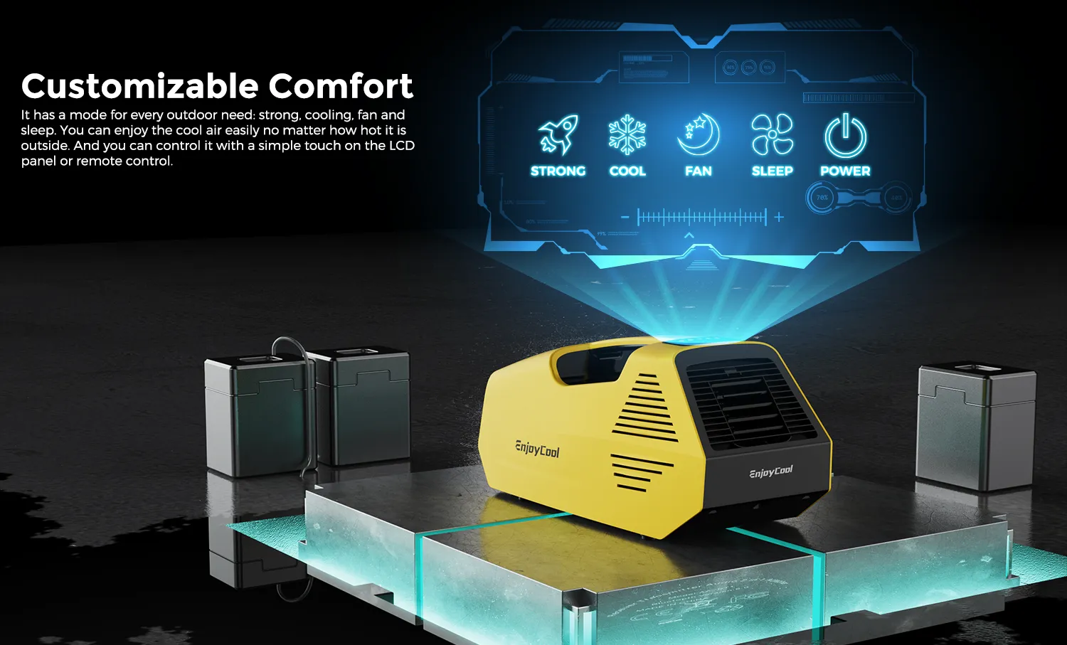EnjoyCool Link2 Portable Outdoor Air Conditioner with Five Operation Mode
