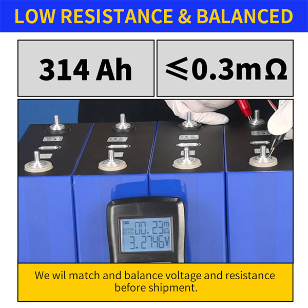 Cornex 314Ah LiFePO4 Prismatic Battery Cells- Lightning Supply(4)