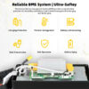 GoKWh 12V 100Ah Built-in BMS LiFePO4 Battery-BMS